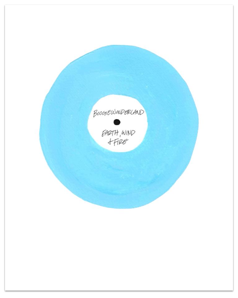 Boogiewonderland - Earth, Wind & Fire Vinyl Art Print