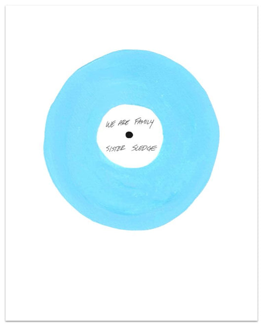 We are Family - Sister Sledge Vinyl Art Print