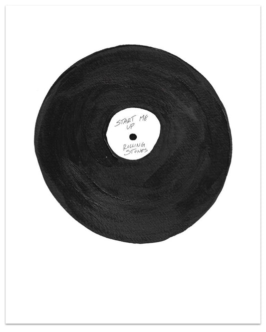 Start Me Up - Rolling Stones Art Print